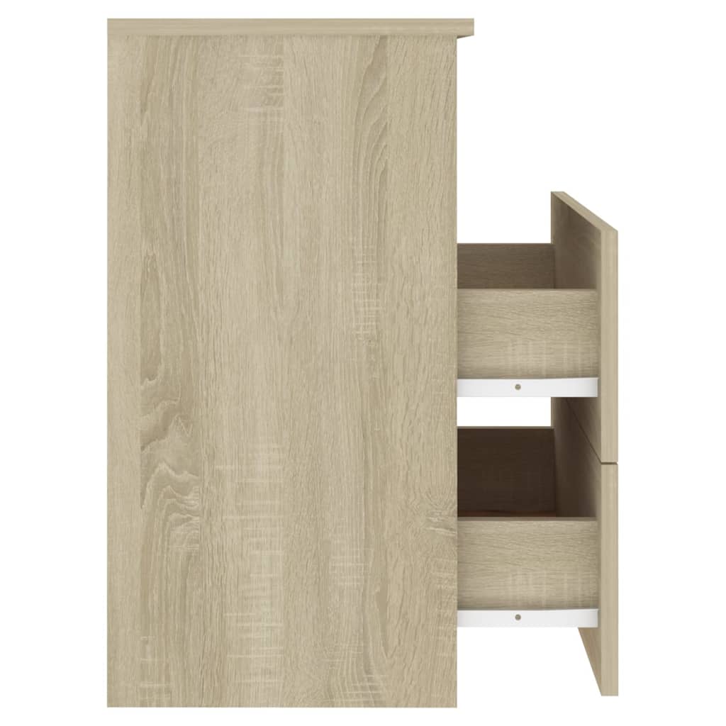 Sonoma Oak Bed Cabinets, Set of 2, 50x32x60 cm - Stylish & Functional