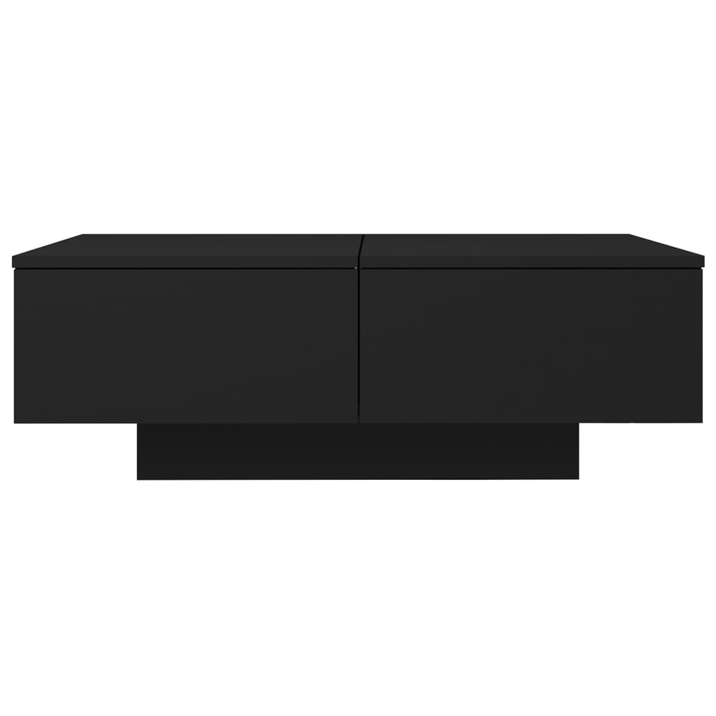 Coffee Table Black 90x60x31 cm Engineered Wood