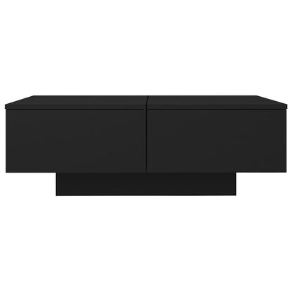 Coffee Table Black 90x60x31 cm Engineered Wood