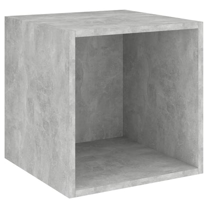 4 Piece TV Cabinet Set Concrete Grey Engineered Wood