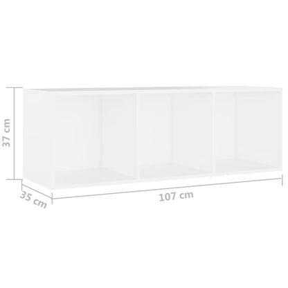 TV Cabinets 3 pcs White 107x35x37 cm Engineered Wood