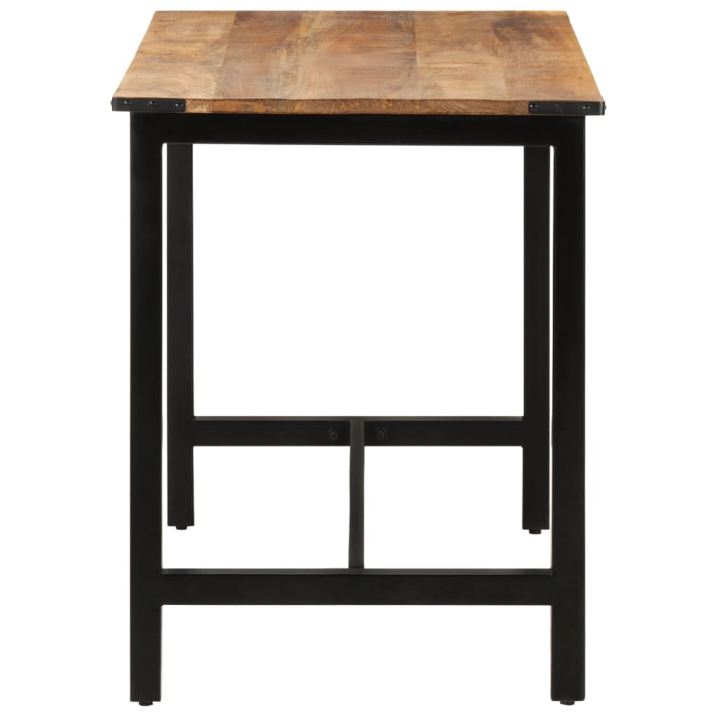 Solid Mango Wood Dining Table 110x60x76 cm - Rustic Charm