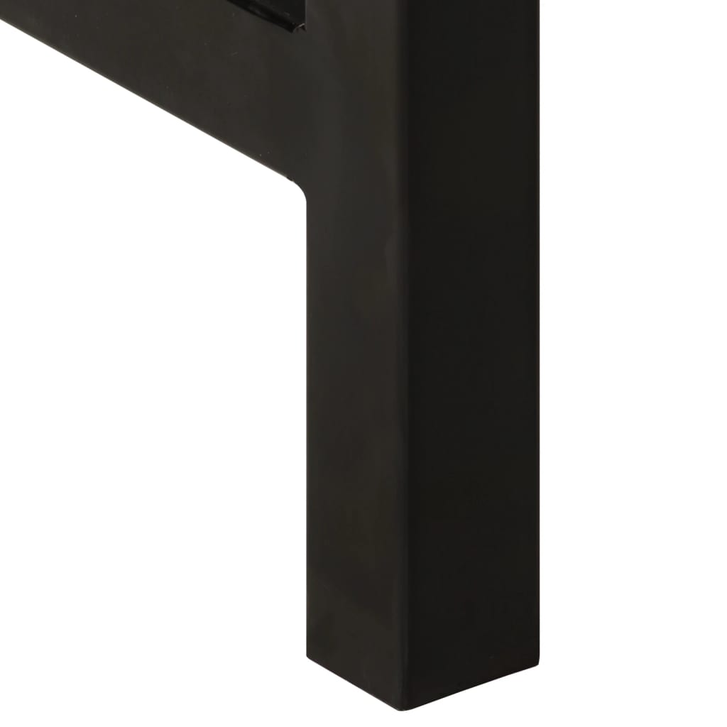 Solid Mango Wood Dining Table 110x60x76 cm - Rustic Charm