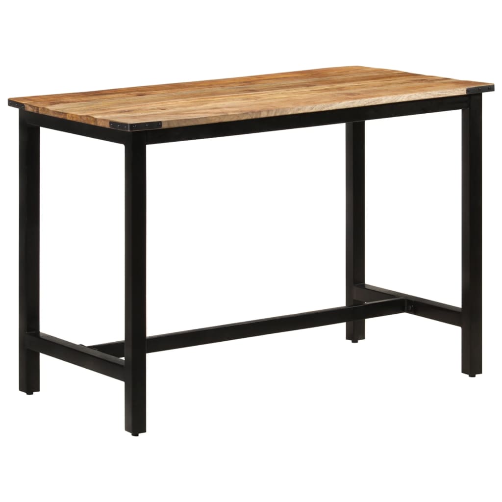 Solid Mango Wood Dining Table 110x60x76 cm - Rustic Charm