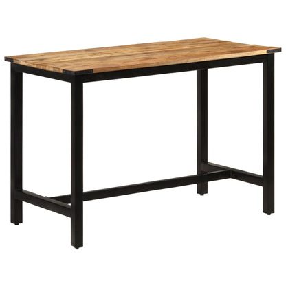 Solid Mango Wood Dining Table 110x60x76 cm - Rustic Charm
