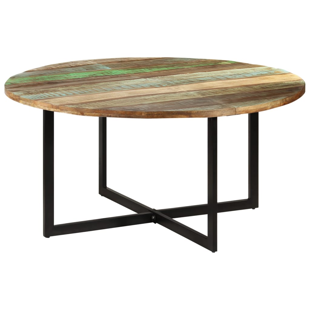Reclaimed Solid Wood Dining Table 150x75 cm - Rustic Charm