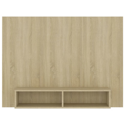 Wall TV Cabinet Sonoma Oak 120x23.5x90 cm Engineered Wood