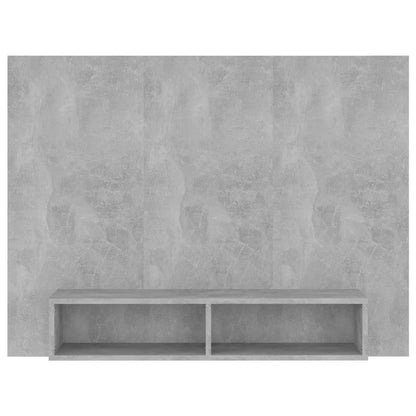 Wall TV Cabinet Concrete Grey 120x23.5x90 cm Engineered Wood