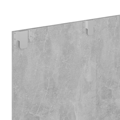 Wall TV Cabinet Concrete Grey 120x23.5x90 cm Engineered Wood
