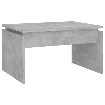 Coffee Table Concrete Grey 68x50x38 cm Engineered Wood