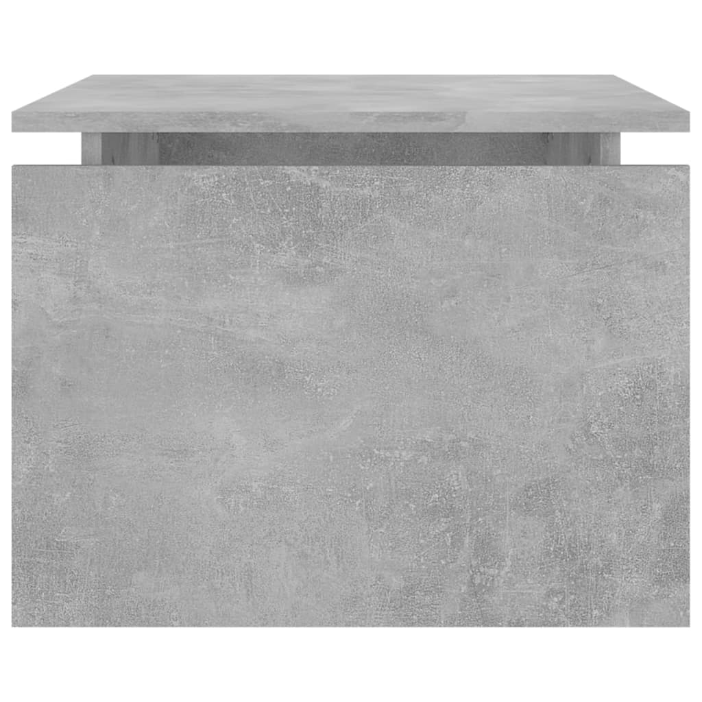 Coffee Table Concrete Grey 68x50x38 cm Engineered Wood