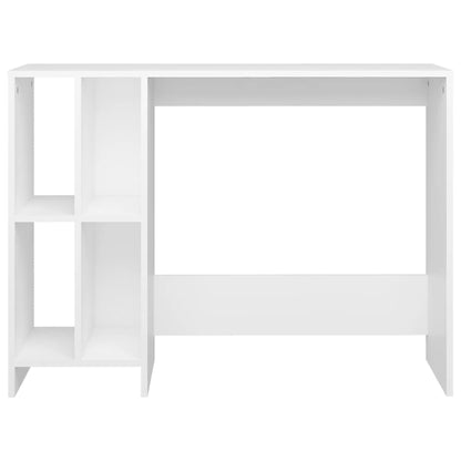 White Engineered Wood Notebook Desk 102.5x35x75 cm