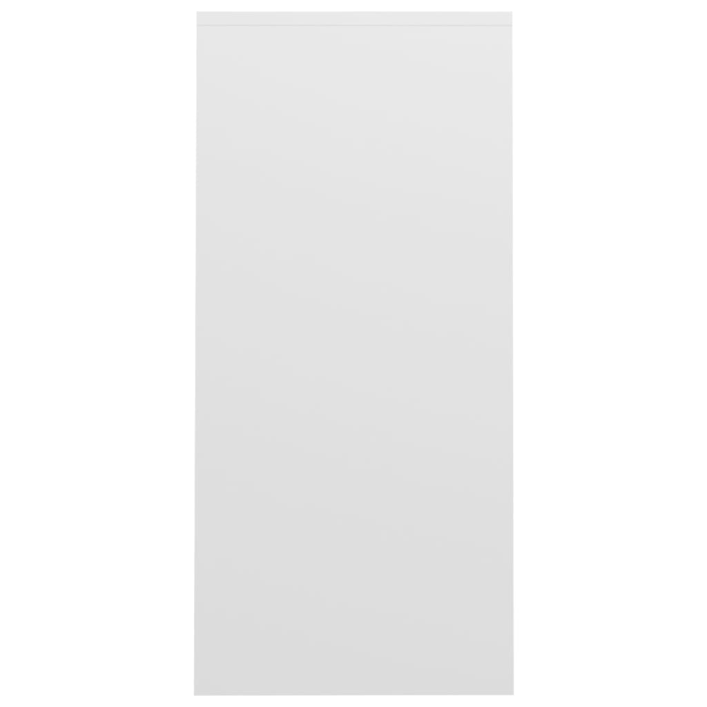 White Engineered Wood Notebook Desk 102.5x35x75 cm