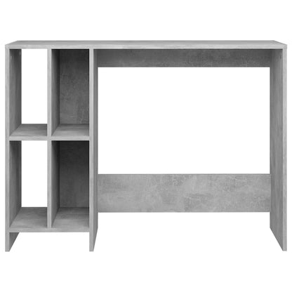 Stylish Concrete Grey Notebook Desk, 102.5x35x75 cm, Engineered Wood