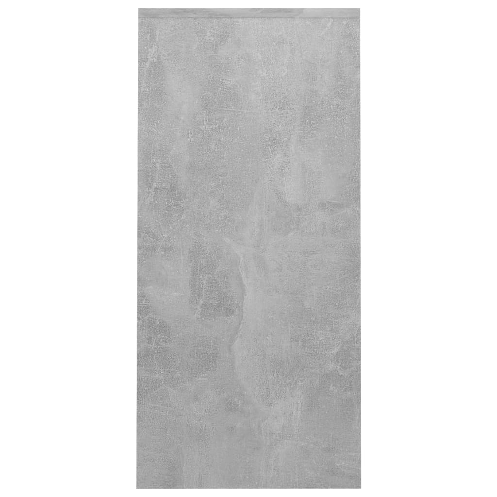 Stylish Concrete Grey Notebook Desk, 102.5x35x75 cm, Engineered Wood