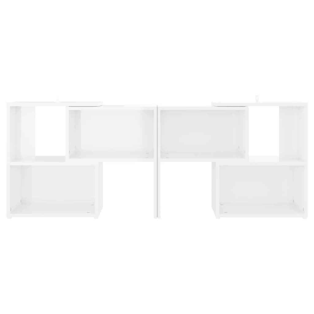 TV Cabinet High Gloss White 104x30x52 cm Engineered Wood