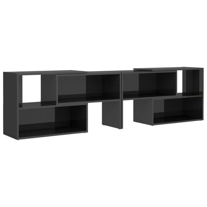 TV Cabinet High Gloss Grey 149x30x52 cm Engineered Wood
