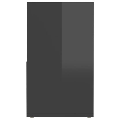 TV Cabinet High Gloss Grey 149x30x52 cm Engineered Wood