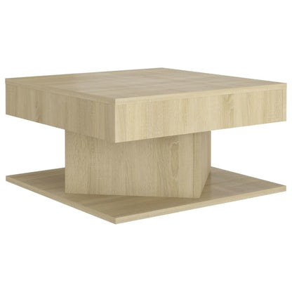 Coffee Table Sonoma Oak 57x57x30 cm Engineered Wood