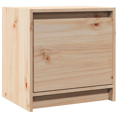 Solid Pinewood Bedside Cabinet - 40x30.5x40 cm