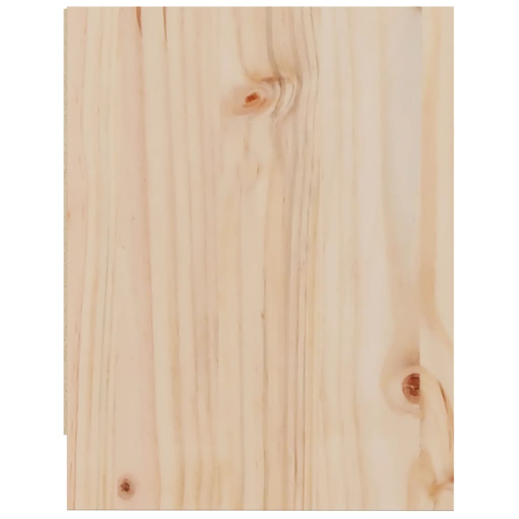 Solid Pinewood Bedside Cabinet - 40x30.5x40 cm