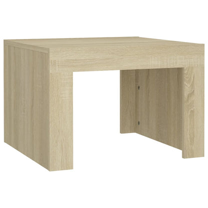 Coffee Table Sonoma Oak 50x50x35 cm Engineered Wood