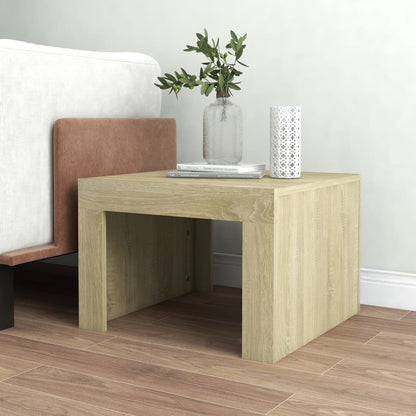 Coffee Table Sonoma Oak 50x50x35 cm Engineered Wood