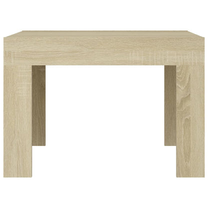 Coffee Table Sonoma Oak 50x50x35 cm Engineered Wood