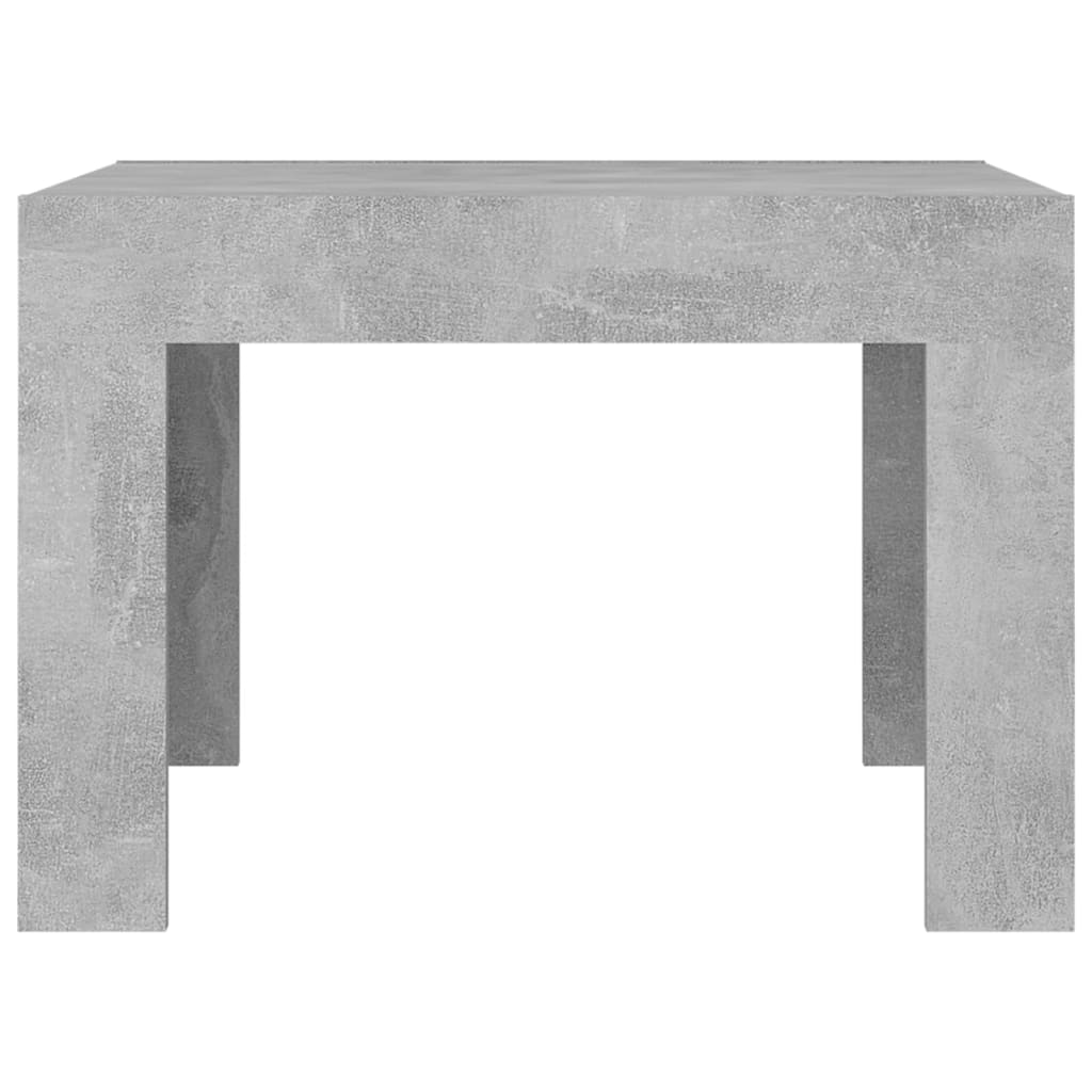 Coffee Table Concrete Grey 50x50x35 cm Engineered Wood