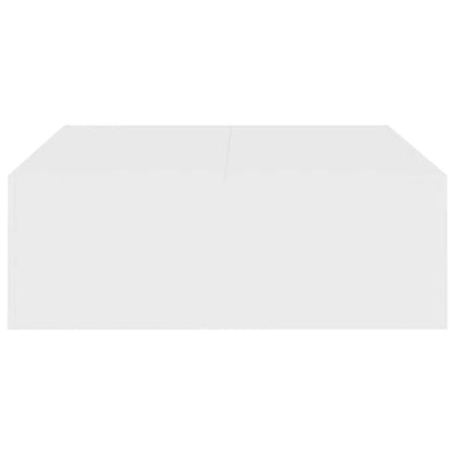 Coffee Table White 100x100x35 cm Engineered Wood