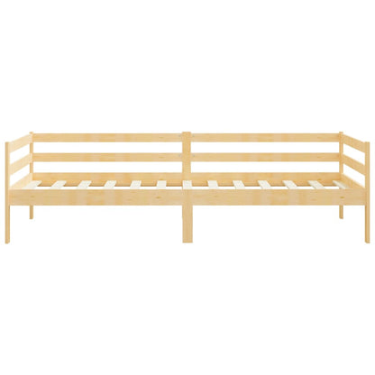 Solid Pine Wood Day Bed Frame, 90x200cm, No Mattress Included