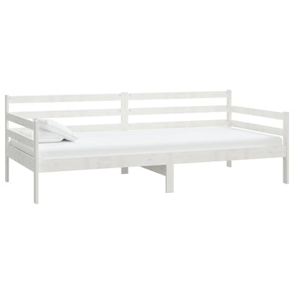 White Solid Wood Pine Day Bed - 90x200cm (No Mattress)