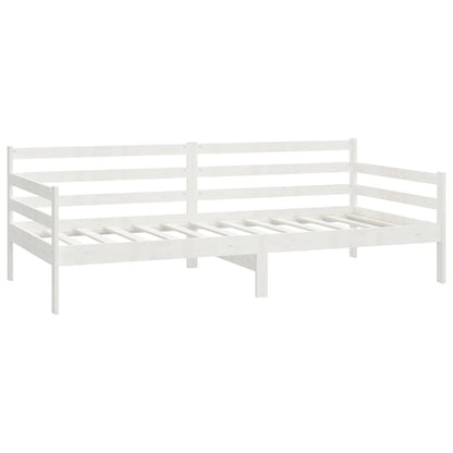 White Solid Wood Pine Day Bed - 90x200cm (No Mattress)