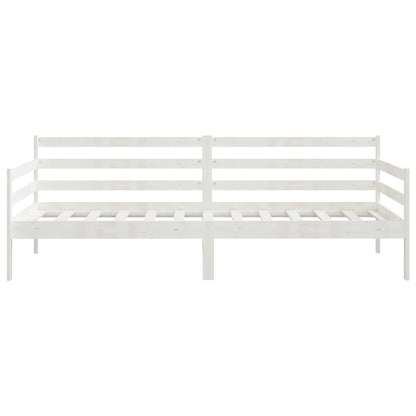 White Solid Wood Pine Day Bed - 90x200cm (No Mattress)