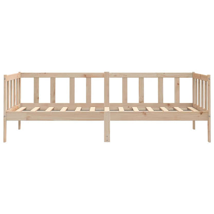 Solid Pine Wood Day Bed Frame 90x200cm - Mattress Not Included
