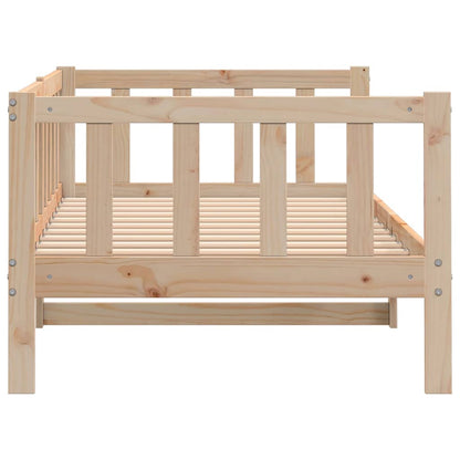 Solid Pine Wood Day Bed Frame 90x200cm - Mattress Not Included
