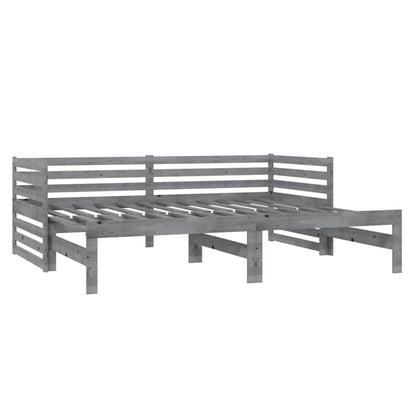 Grey Pull-out Day Bed | Twin 90x200cm Frame | No Mattress Included
