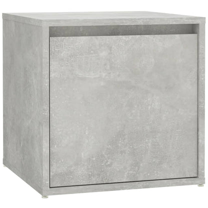 Modern Hallway Furniture Set in Concrete Grey Engineered Wood