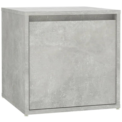 Concrete Grey Engineered Wood Hallway Furniture Set