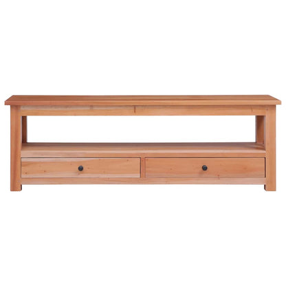 TV Cabinet 115x30x40 cm Solid Mahogany Wood