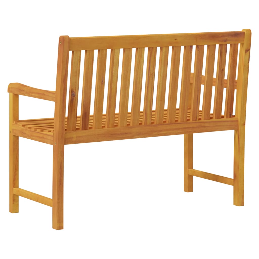 Solid Acacia Wood Garden Bench, 110 cm - Durable & Stylish Seating