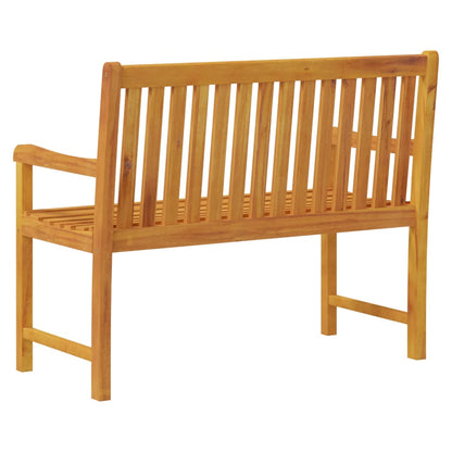 Solid Acacia Wood Garden Bench, 110 cm - Durable & Stylish Seating
