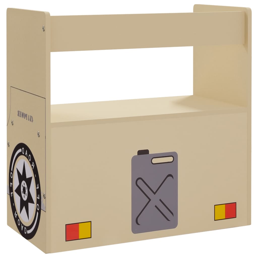 Kids Off-Road Car Table & Chair Set - Durable MDF, 3 Piece