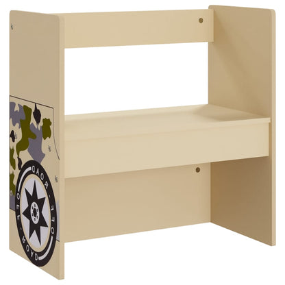 Kids Off-Road Car Table & Chair Set - Durable MDF, 3 Piece