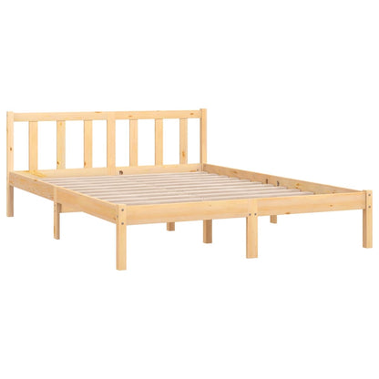 Solid Wood Bed Frame 120x200 cm – vidaXL 810077 (No Mattress)