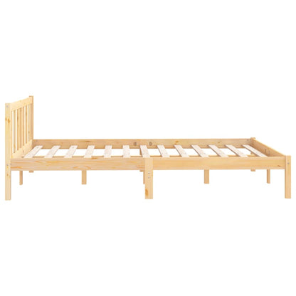 Solid Wood Bed Frame 120x200 cm – vidaXL 810077 (No Mattress)