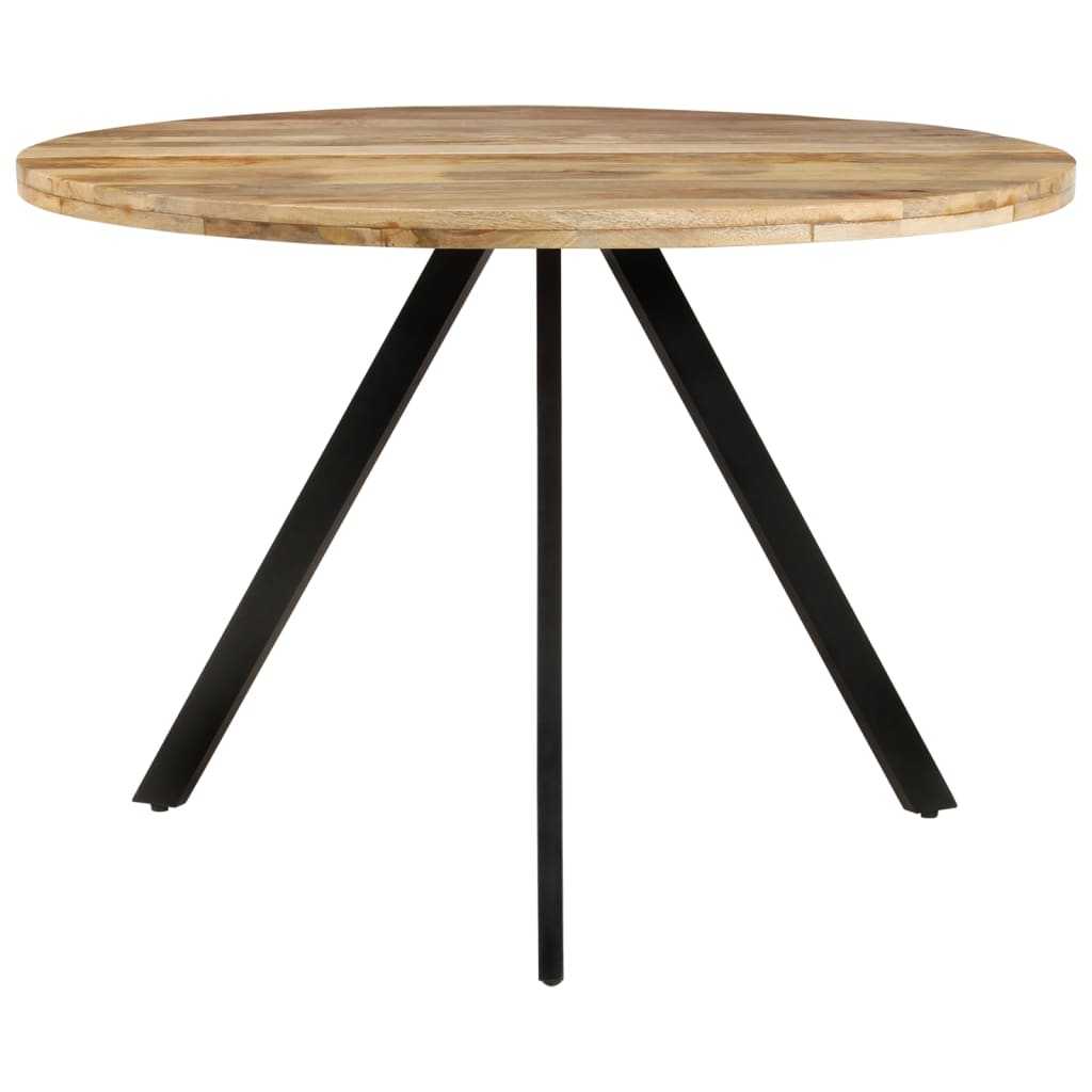 Solid Mango Wood Dining Table 110x75 cm - Elegant & Durable Design