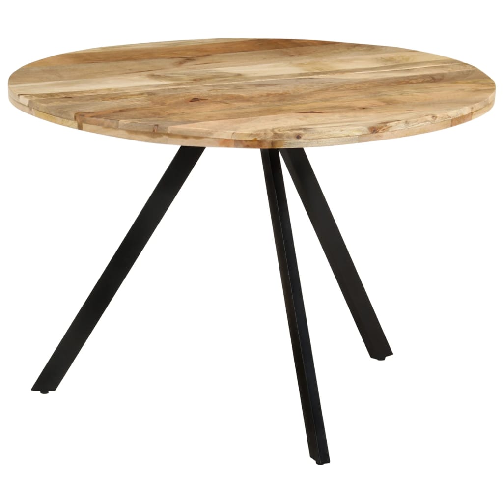 Solid Mango Wood Dining Table 110x75 cm - Elegant & Durable Design