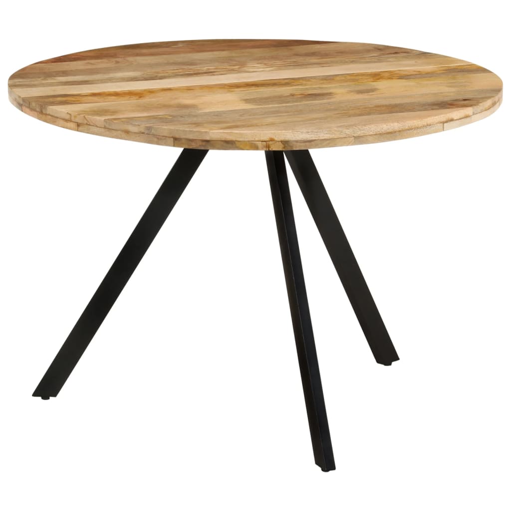 Solid Mango Wood Dining Table 110x75 cm - Elegant & Durable Design