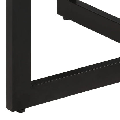 Solid Mango Wood Dining Table 110x75 cm - Natural Finish